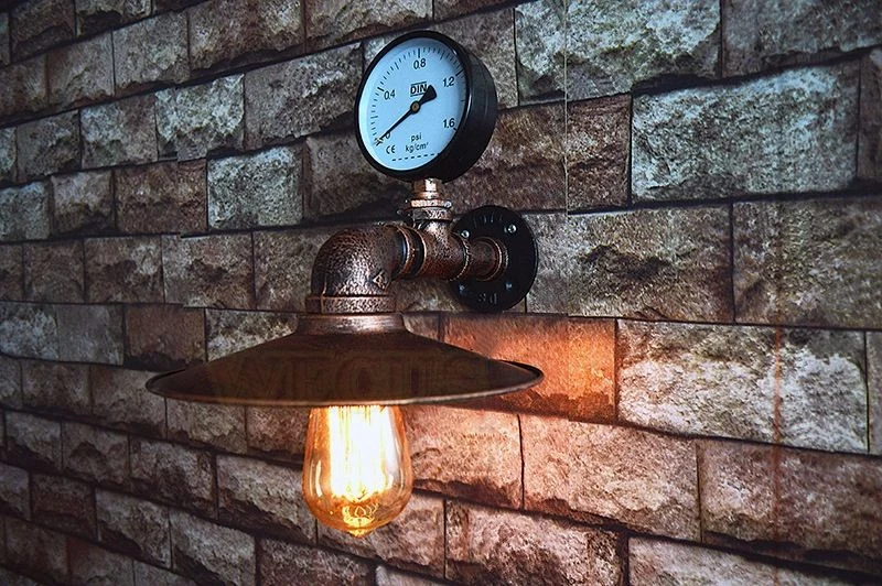 Imitated Water Pipe E27 Wall Light Interior Wall Lights for Home (WH-VR-36)